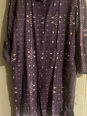 Tanoa Ladies Pua Cotton Linen Shirt/Dress